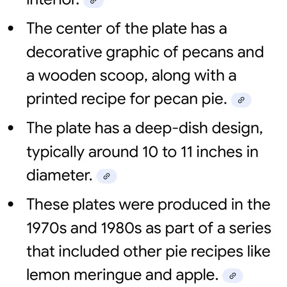 Vintage Royal China Company “Country Harvest” Pecan Pie Recipe Ceramic Pie Dish - Picture 2 of 2